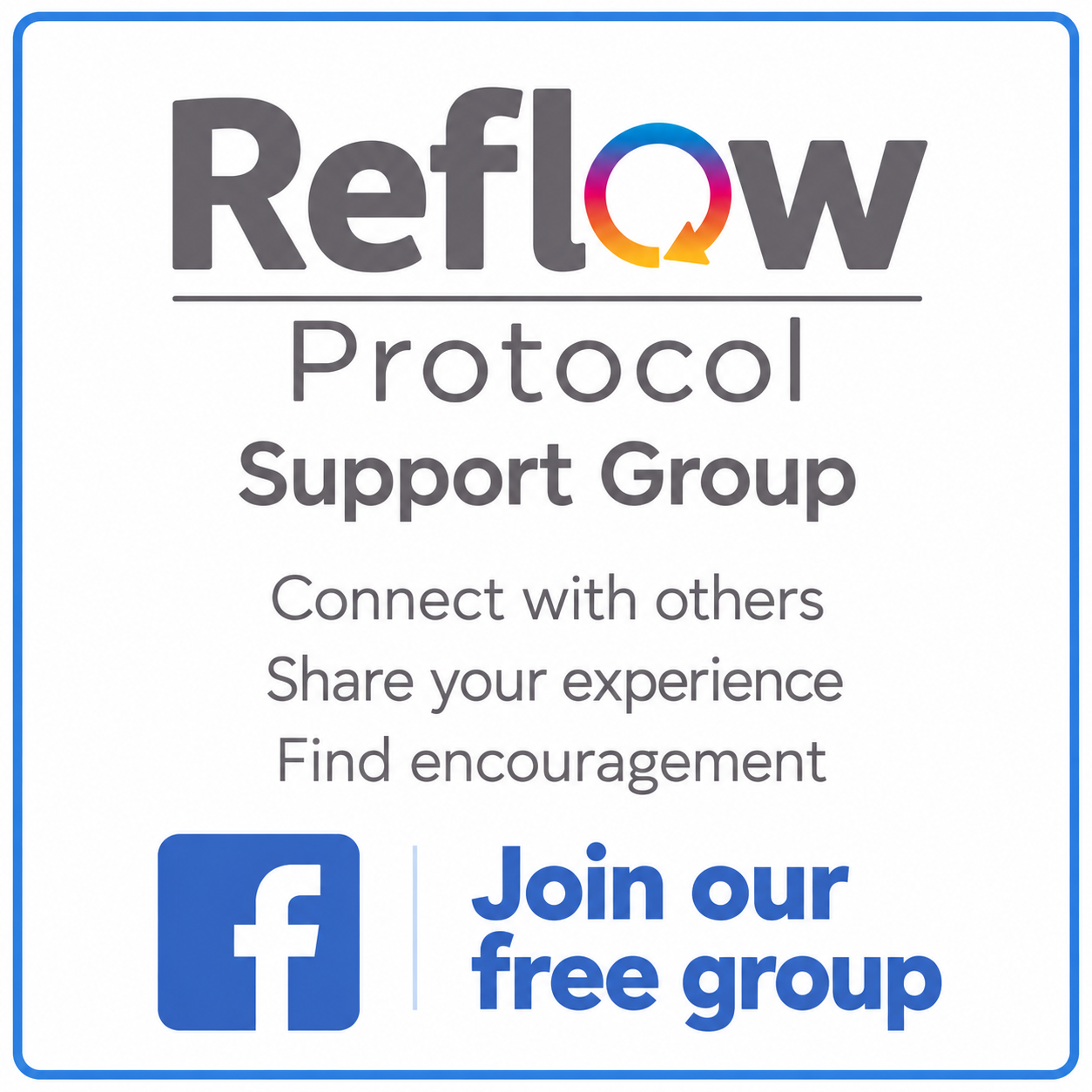 Reflow support group logo